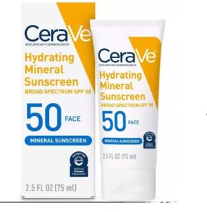 CeraVe Hydrating Mineral Sunscreen